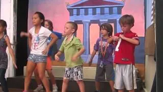 Zumba kids performing Gangnam style