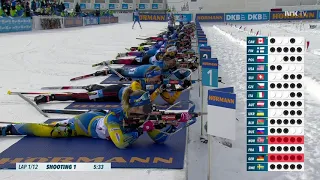 Biathlon World Cup 20-21 round 19, relay, women (Norwegian commentary)