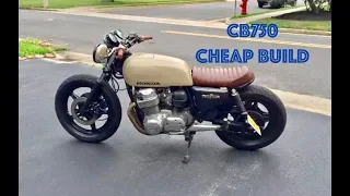How to build a cb750 cafe racer cheap and easy