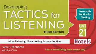 Tactics for Listening Third Edition Developing Unit 21 Hotels