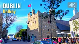 【4K HDR】Dalkey, Ireland 2022 | Rich suburb of Dublin | 4K HDR Walking Tour in Ireland