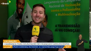 Começou a campanha de vacinação contra a poliomielite em todo o país