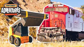 Mason James Prevents a Train Wreck! 😱🚂 + More Cartoons for Kids | Matchbox