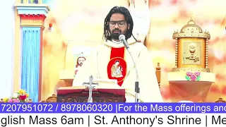 Tuesday English Mass 6am | St. Anthony's Shrine | Mettuguda | 10-1-23