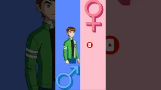 Ben 10 character gender swap edit #short #youtubeshorts #genderswap #ben10 #shorts #cartoon #viral