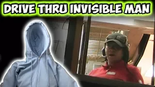 DRIVE THRU INVISIBLE MAN PRANK!!