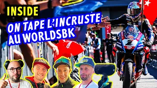 On tape l'incruste au WorldSBK à Magny-Cours