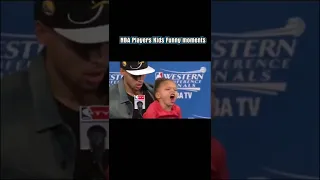 NBA players kids funny moments #basketball #cute #nba #basket