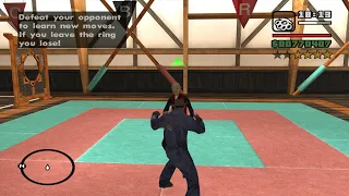 All three Gym Moves (Fight Moves) early in the Game - from the FPV Starter Save - GTA San Andreas
