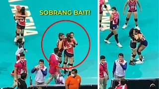 Alyssa Valdez hugs Daquis and the Cignal spikers after game