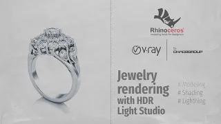 Rhinoceros. Jewelry rendering with HDR Light Studio. Ювелирная визуализация в HDR Light Studio (RUS)