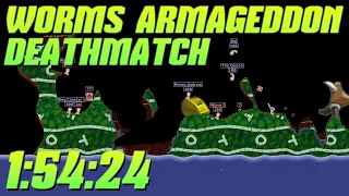 Worms Armageddon - Deathmatch Speedrun in 1:54:24