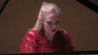 Mia Pecnik, Cleveland Piano Competition, Chopin Sonata no 2, Albeniz El Puerto, Papandopulo Studia 1