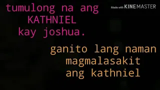 Daniel at Kathryn tinulungan si Joshua.