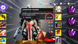 The *FASTEST* Farm To Get Legendary Shards (DO THIS ASAP!) For SEASON 21 - Destiny 2