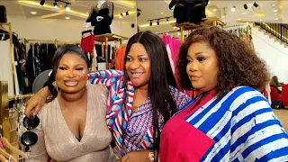 GRAND ENTRANCE OF  ACTRESS NKECHI BLESSING, SINDODO TAYO TO OFFICIAL OPENING OF LADY MIAMI STORE