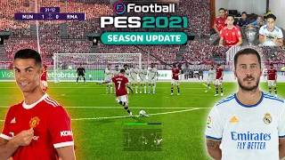 FINAL! CUP RIKINHO MAN UNITED v REAL MADRID PES 2021 UEFA CHAMPIONS LEAGUE ‹ Rikinho ›