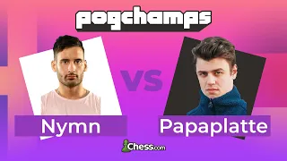 @papaplatte Has A Chance to Trap @NymNion's Queen, Can He See It? | Chess.com PogChamps