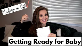 What to do in your third trimester of pregnancy | making my list to get ready for baby