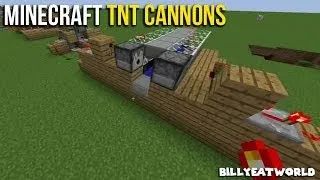 Minecraft - TNT Cannon Tutorial & Design Ideas