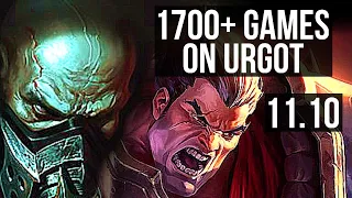 URGOT vs DARIUS (TOP) | 5.6M mastery, 1700+ games, Legendary | BR Diamond | v11.10