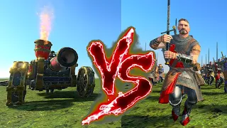 Magma Canon VS Foot Squires. Total War Warhammer 3