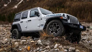 2022 Jeep Wrangler 4xe Rubicon Off road Drive | The first Wrangler plug-in hybrid