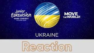 Junior Eurovision 2020 – Ukraine (Reaction)⎥Oleksandr Balabanov – Vidkryvai (Відкривай)