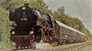 Mit Volldampf unterwegs🚂Dampflok 01 202 mit IGE-Sonderzug❗Deutschlandtour❗26 Jahre Eisenbahnromantik