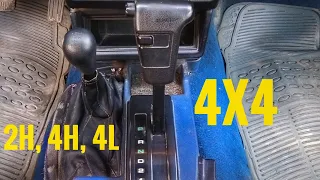 Como usar el 4x4 (2H, 4H, 4L)