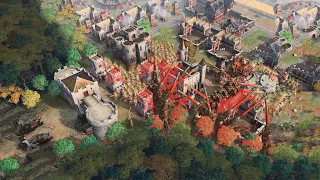 Age of Empires 4 - 3v3 LARGE BLACK FOREST BATTLE | Multiplayer Gameplay