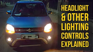 Car Headlight Controls and all other lights | Explained in Hindi | #AskTTG