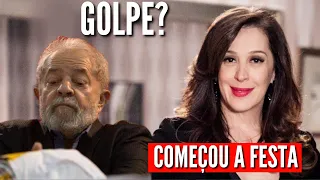 Começou a festa: Claudia Raia põe a mão em 5 milhões e Governo chama impeachment de Dilma de Golpe