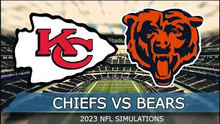 Kansas City Chiefs vs Chicago Bears - NFL Week 3 2023 Full Game Highlights - Madden 24 Sim