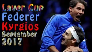 🎾 Federer vs Kyrgios - Laver Cup - September 24, 2017 - Highlights 🎾