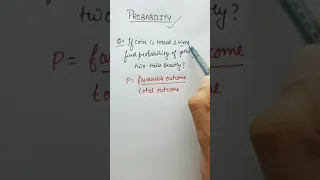 How to solve Probability questions| Probability Questions #shorts #viralvideo #trending #probability