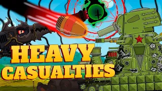 Dora destroy the KV-44 M - Heavy Casualties - Cartoons about tanks