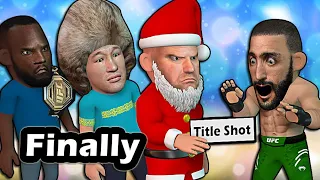 Dana Claus gifts Belal his title shot