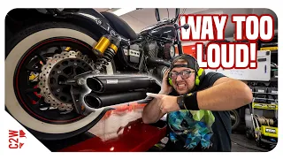 His CRUISER is TOO LOUD!! Fix it for $40!! | Yamaha Bolt Baffles install