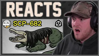 Royal Marine Reacts To SCP-682 Indestructible Creature (SCP Animated)! TheRubber!
