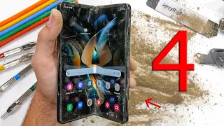 Samsung Galaxy Z Fold 4 | 😮 Samsung Z Fold 4 Durability Test! - Samsung says its 'Unbreakable'?!