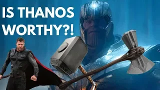 How Can Thanos LIFT Stormbreaker? Avengers Endgame Explained - Stormbreaker vs Mjolnir