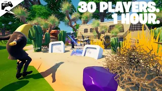 30 Players Make a Fortnite Creative Map in ONE HOUR!