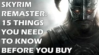 Skyrim Remaster: 15 NEW Things You NEED To Know Before You Buy