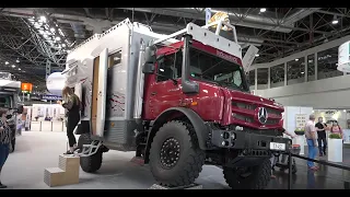 Unimog Wohnmobil Bimobil 2021 EX432 Wohnmobil Mercedes Benz Expeditionsfahrzeug Offroad Monster