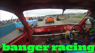 banger racing GO PRO footage MENDIPS RACEWAY (Bristol) ryan hughes #852  31 8 15