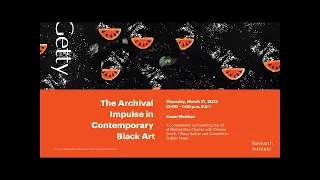 The Archival Impulse in Contemporary Black Art