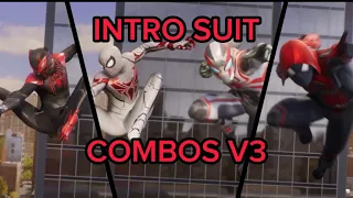 SPIDER-MAN 2 INTRO SUIT COMBOS V3 - ATSV, CARNAGE, CIVIL WAR, TASM...