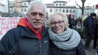 PRESIDIO ANTIFASCISTA IN PIAZZA FONTANA (MILANO, 14 GENNAIO 2017)