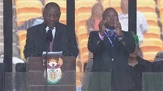 Mandela memorial: Sign language interpreter branded a 'fake' by deaf community in South Africa